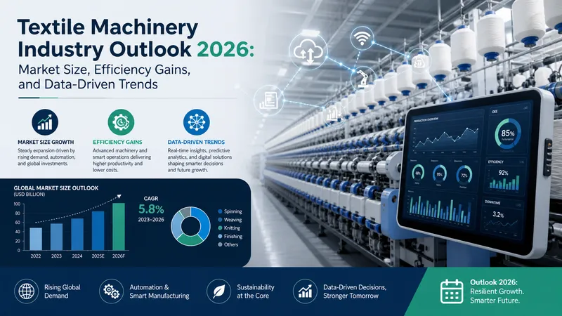 Textile Machinery Industry Outlook 2026: Market Size, Efficiency Gains, and Data-Driven Trends 